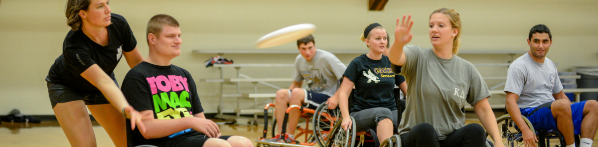 Adapted physical education class Adapted physical education class