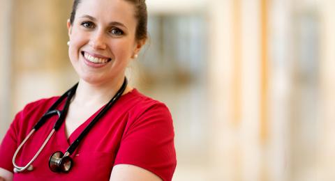 Smiling nurse