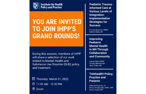 IHPP Grand Rounds Event Flyer