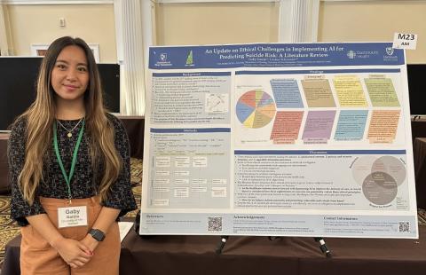 Gaby Garcia at NH INBRE Annual Meeting