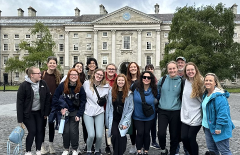 Social Work students and faculty at Trinity College, Dublin