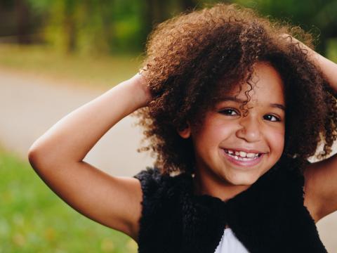 Child smiling