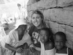 Erica Batstone in Stellenbosch, South Africa with children
