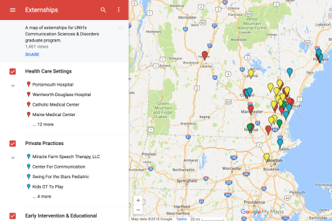 Thumbnail image of Externship Location Map