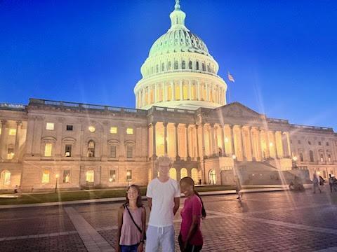 Evening walk around the capitol