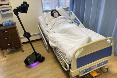 Robot with patient