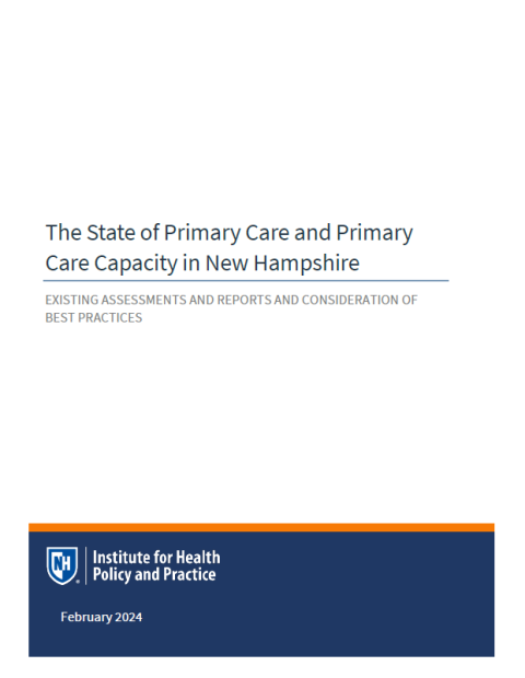 The State of Primary Care and Primary Care Capacity in New Hampshire