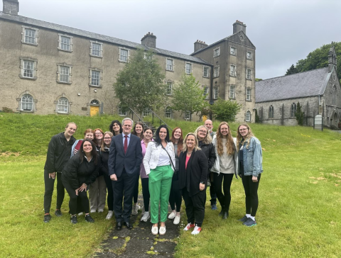 UNH Social Work students in Ireland