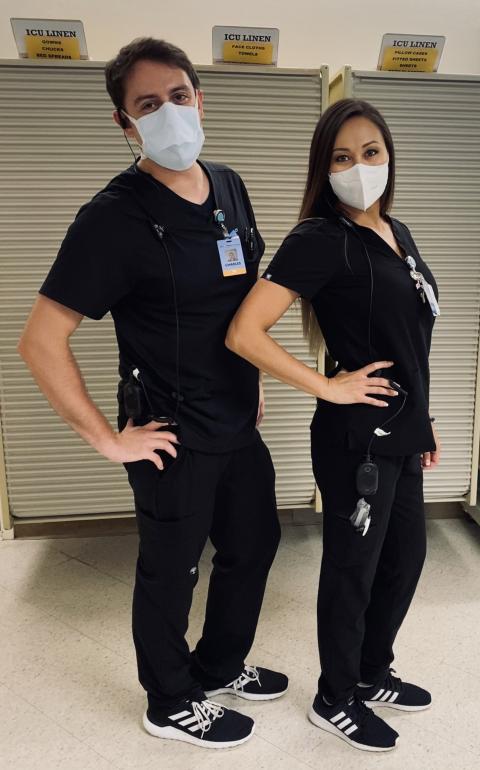 Charles Adler and co-worker