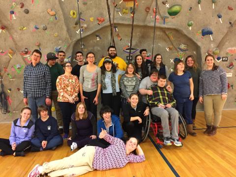 UNH Health and Education students with Friends in Action