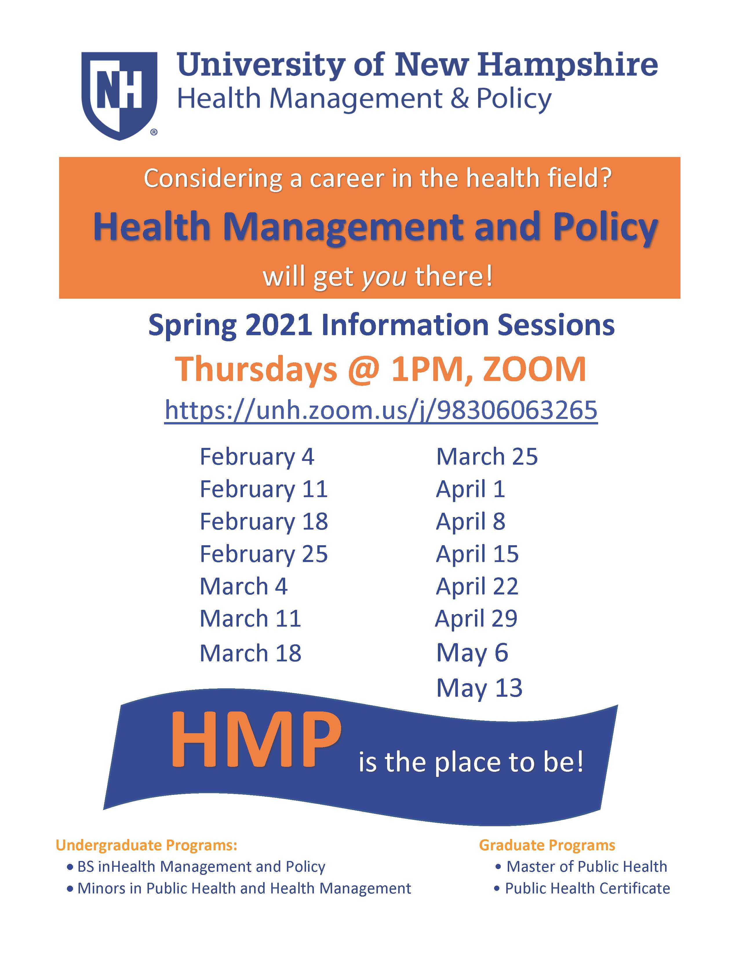 Health Management and Policy Spring 2021 Info Sessions.jpg